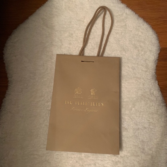 burberry paper shopping bag